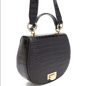 forever 21 faux croc bag